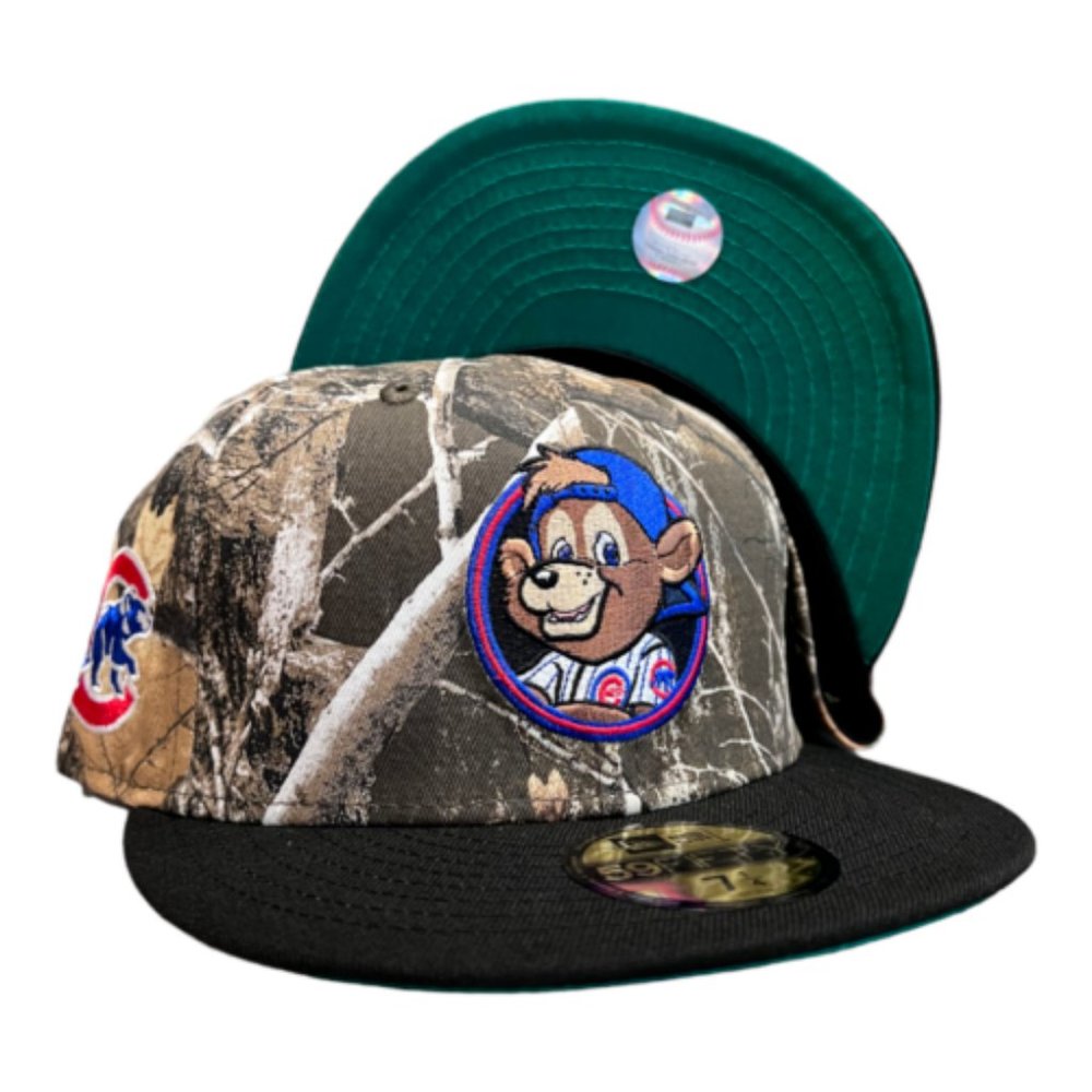 New Era Chicago Cubs Realtree Clark The Bear 59FIFTY Fitted Hat Cap